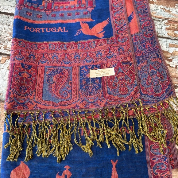 Colorful Portugal Themed Scarf - Picture 3 of 11